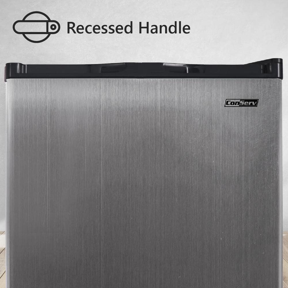 Compact Stainless Steel Energy Star Undercounter Upright Freezer