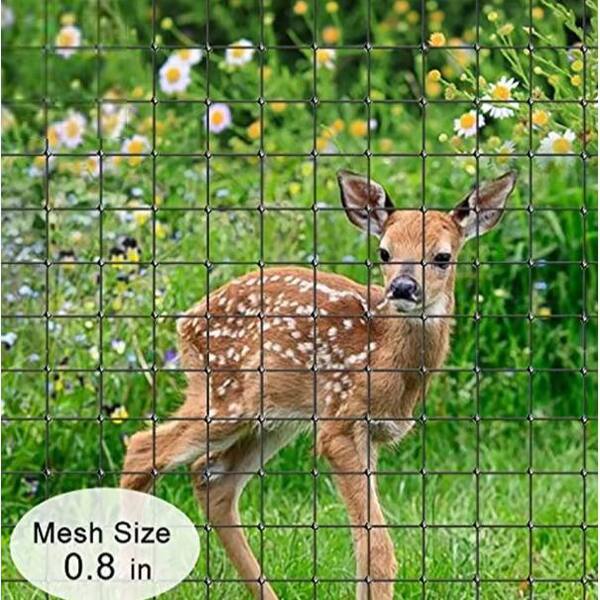 6 ft. x 164 ft. 4.6 Oz. Plastic PP Stretch Net Deer Net Protective Net Fence Net Household