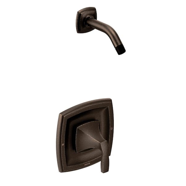MOEN Voss Single-Handle Shower Trim Kit in Oil Rubbed Bronze (Valve and Shower Head Not Included)