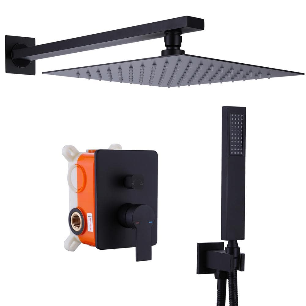 Reviews for Fapully Single Handle 2Spray 10 inch Shower Faucet with