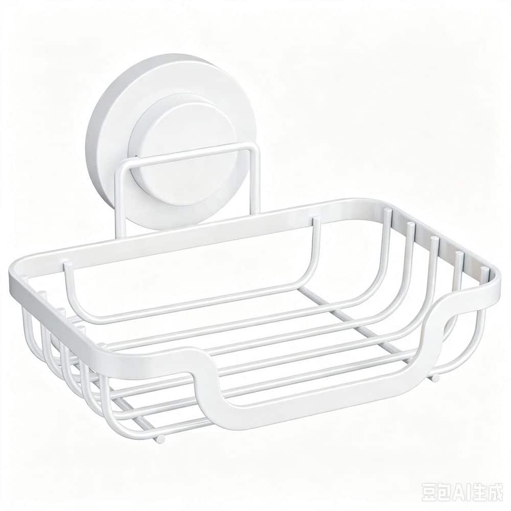 Stainless Steel Suction Cup Wall Mounted Soap Dish with Patented Rustproof Quick-Dry Drainage & Removable in White price history on PriceWatchPro