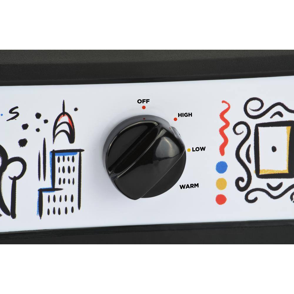 Friends Themed White Triple Slow Cooker Buffet Server