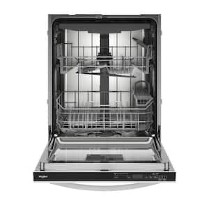 24 in. Top Control Standard Built-In Dishwasher in White with 3rd Rack