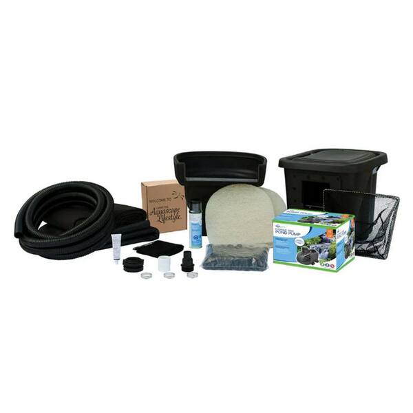 Aquascape DIY 6 ft. x 8 ft. Small Back Yard Pond Kit Everything You Need to Set Up Your Own