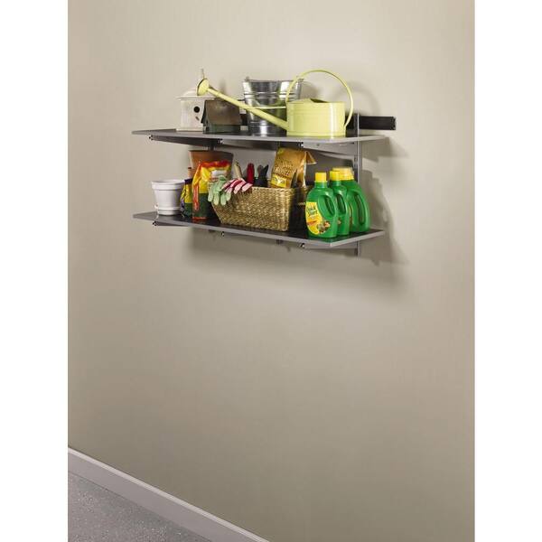 Rubbermaid Fasttrack 16 In X 48, Rubbermaid Adjustable Wall Shelving