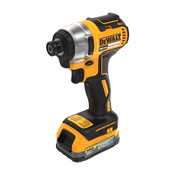 DEWALT - 20V MAX Lithium-Ion Brushless Cordless 1/4 in. Impact Driver Kit with 1.7 Ah Battery and Charger