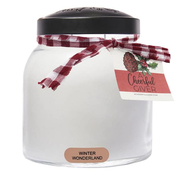 A CHEERFUL GIVER 34-Ounce Winter Wonderland Scented Candle