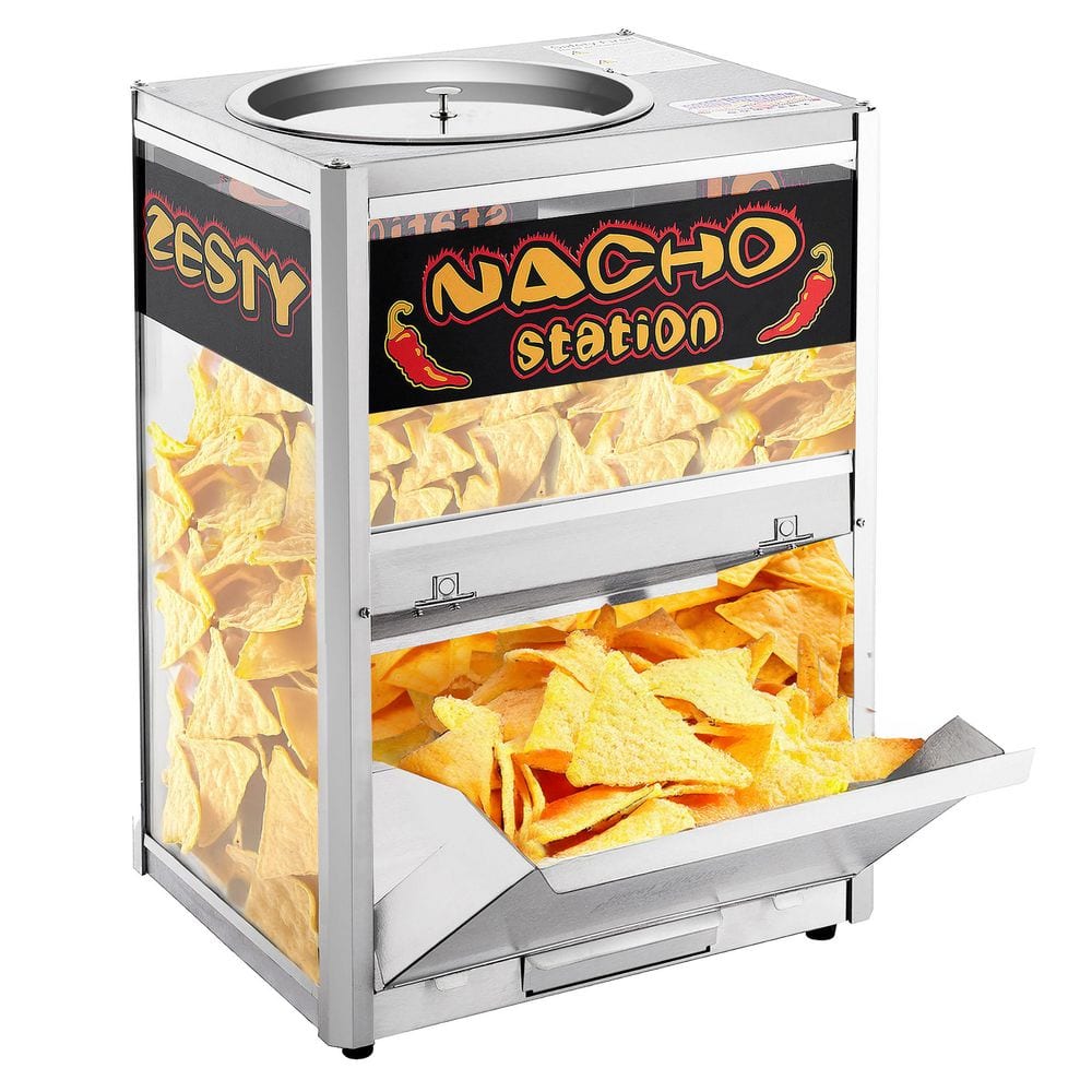 8 oz. Popcorn and Nacho Machine - Commercial Grade Nacho Warmer Station