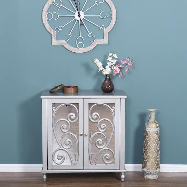 Fatima 2 door on sale accent cabinet