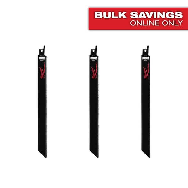 9 in. Carbide Grit SAWZALL Reciprocating Saw Blades (3-Pack)