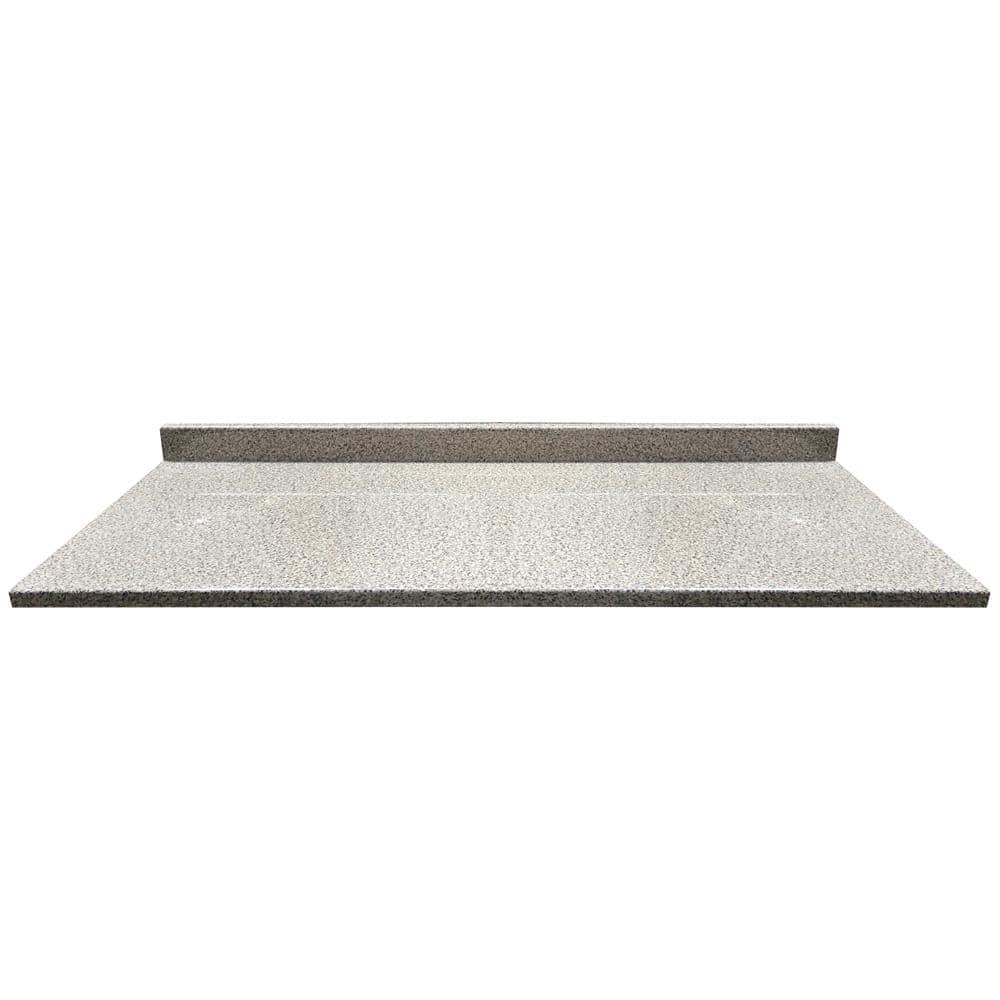 Pvc Counter Tops Nuovo 72 in. PVC Countertop in Granite Laminate TOP72G - The Home Depot