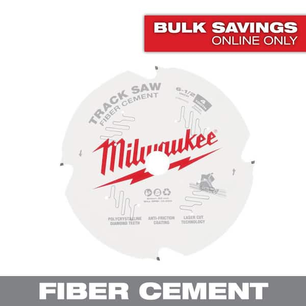 6-1/2 in. x 4-Tooth Carbide Fiber Cement Track Saw Blade (1-Pack)