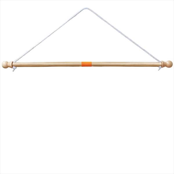 3 ft. Wood Flagpole, House Banner Accessory Holds Flag up to 30 in. and Sleeve Over 1 in.