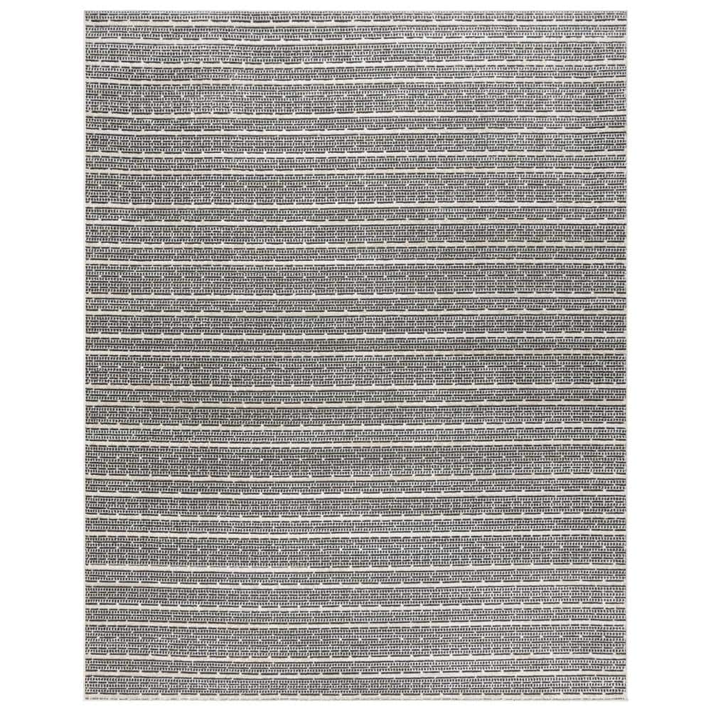 Missha Dario Beige Black Tufted Synthetic 6' x 9' Area Rug