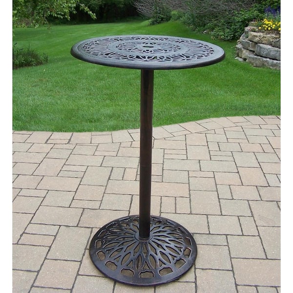 Grace Round Metal Bar Height Outdoor, Round Bar Height Dining Table