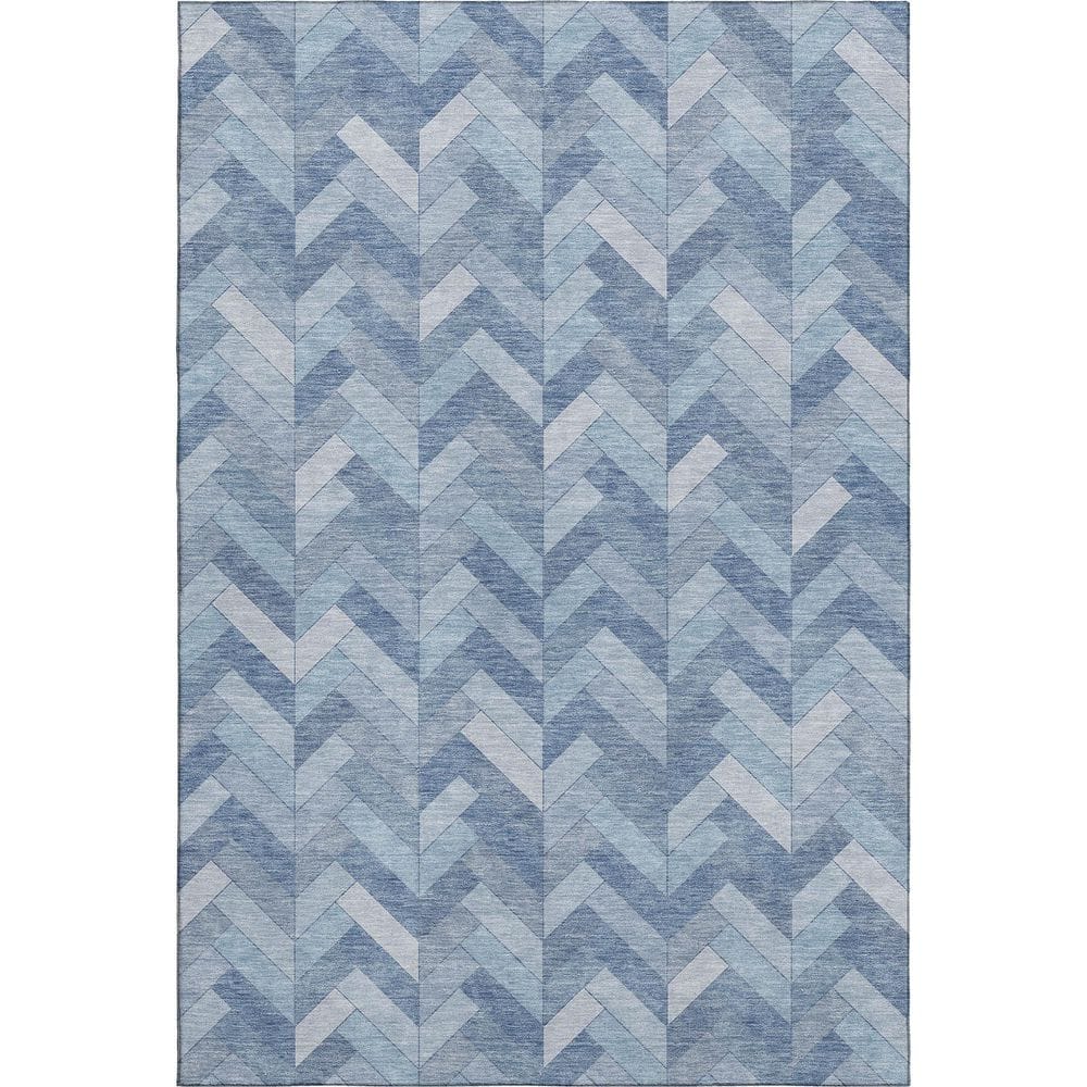 Mayfield Premium Machine Washable Abstract AMF2297 Sky 9 ft. x 12 ft. Area Rug price history on PriceWatchPro