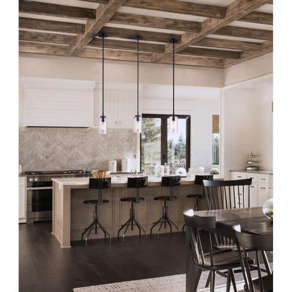 Newport 1-Light Matte Black Pendant