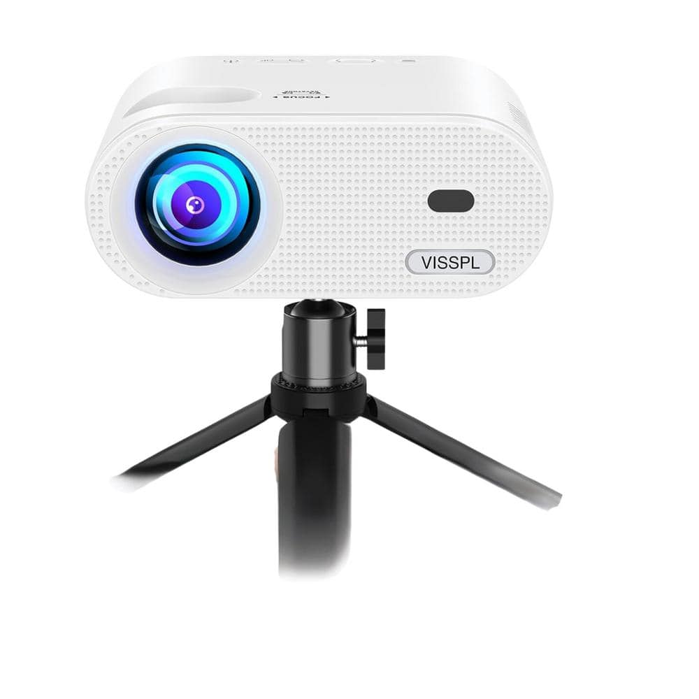 1920 x 1080 Full HD Portable Mini Projector with 4500 Lumens, Tripod & Compatible Android,iOS,Windows,TV Stick,HDMI, USB -  Lukyamzn, PH012LT020