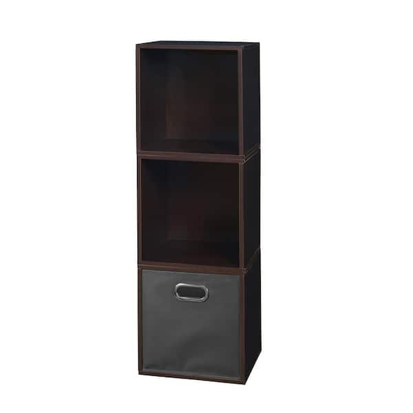 Regency 39 in. H x 13 in. W x 13 in. D Brown Wood 4-Cube Organizer
