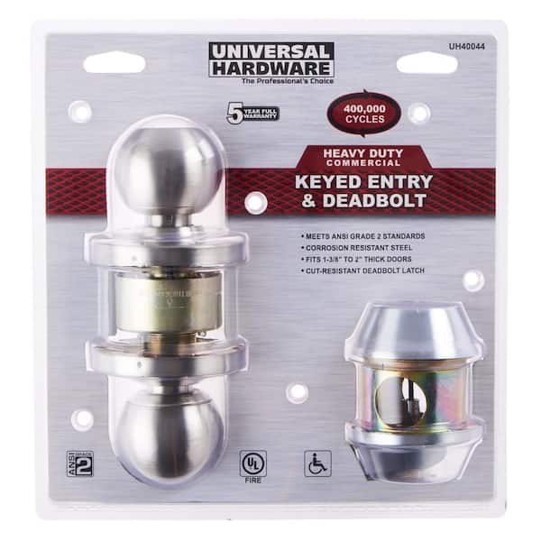 Universal Hardware 1-3/4 in. Satin Chrome Dome Floor Stop with Riser  UH40074 - The Home Depot