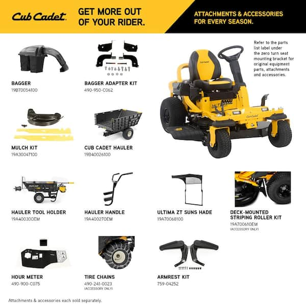 Cub Cadet Ultima ZTS1 46 in. Fabricated Deck 22HP V-Twin Kohler