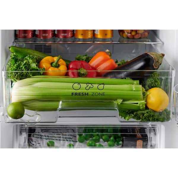 iio 11 cu. ft. Retro Frost Free Bottom Freezer Refrigerator