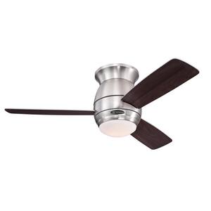 Halley 44 in. Indoor Brushed Nickel Ceiling Fan with Remote Control