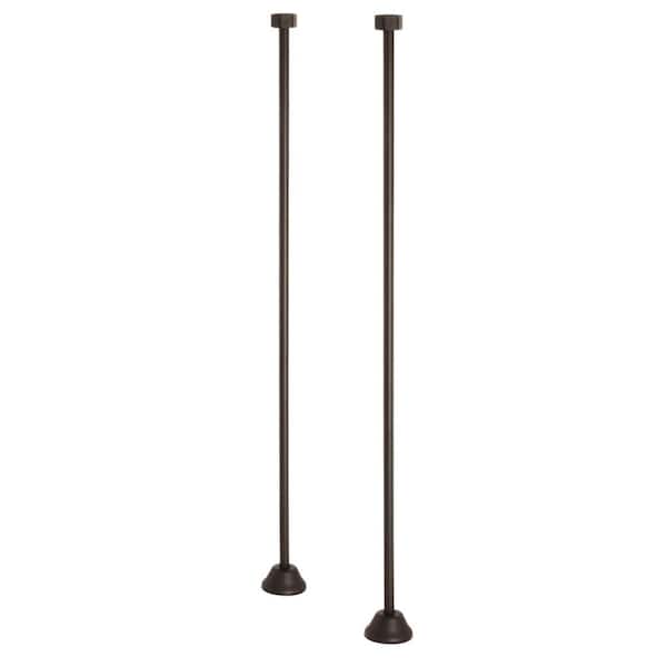 Vintage Straight Bath Supply, Oil Rubbed Bronze