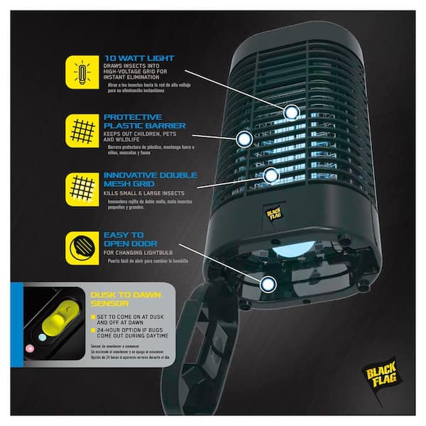 Reviews for Black Flag 2000-Volt 1/2 Acre Bug Zapper Insect Killer