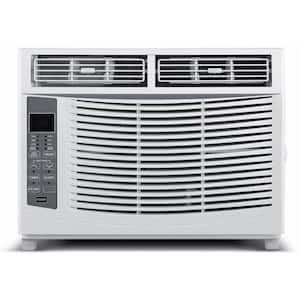 Midea 8,000 BTU 115V Window Air Conditioner Cools 350 Sq. Ft. with Wi-Fi  and ENERGY STAR in White MAW08V1QWT - The Home Depot