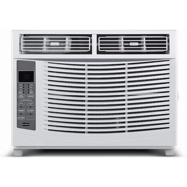 Arctic Wind 6,000 BTU 115V Window Air Conditioner Cools 250 sq. ft. with Remote Control in White