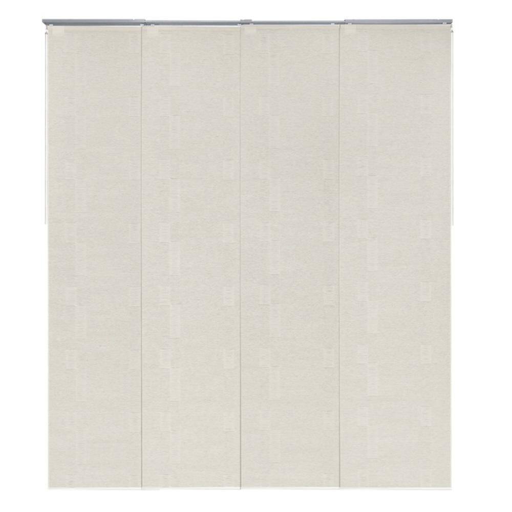 Camellia Adjustable Panel Track Blinds Sliding Glass Doors Closet Room Divider Semi-Sheer Up to 86 in. W x 96 in. L price history on PriceWatchPro