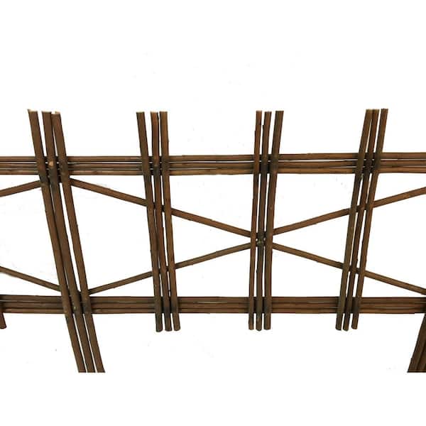 4 ft. Picket Fence Style Willow Edging