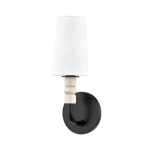 Mitzi by Hudson Valley Lighting Casey 1-Light Soft Black Wall Sconce