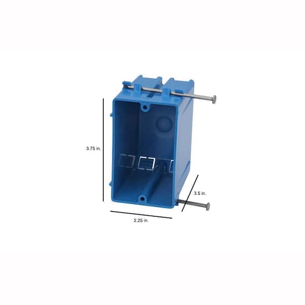Carlon 1 Gang 18 Blue PVC New Work Electrical Switch And 43 OFF
