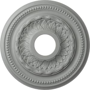 15-3/4" x 3-1/4" I.D. x 1" Galway Urethane Ceiling Medallion (Fits Canopies upto 3-1/4"), Primed White