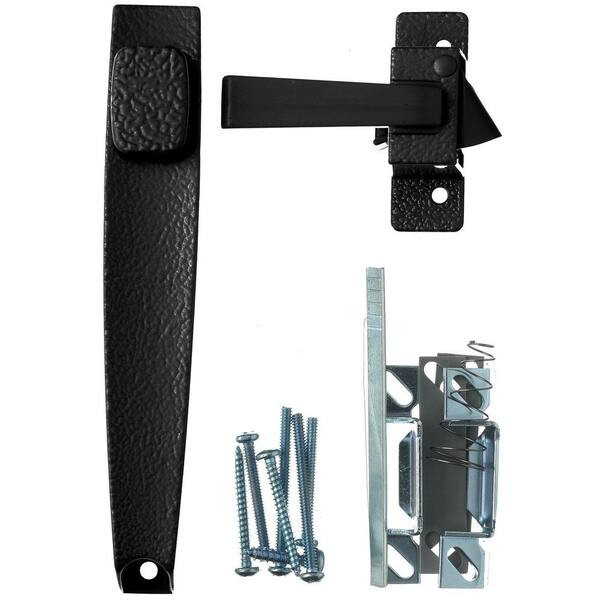 Wright Products 1-1/2 in. Black Push-Button Latch