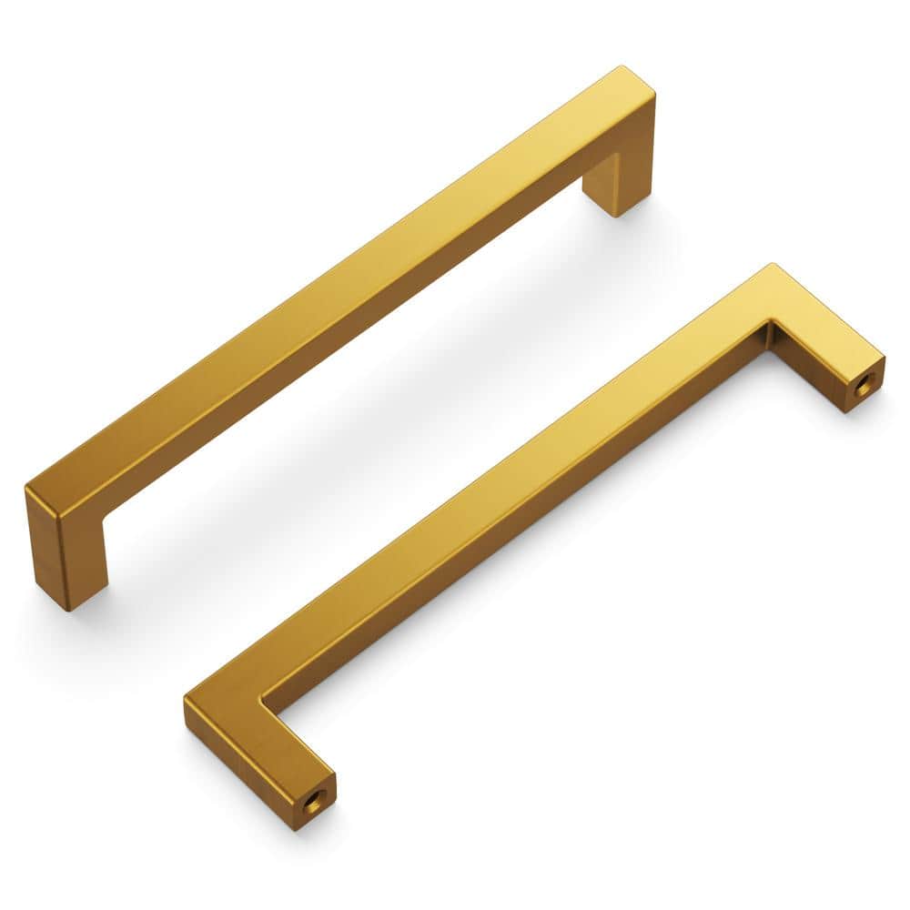 Skylight Collection Pull 5-1/16 in. (128mm) Center to Center Brushed Golden Brass Bar Cabinet Pull (10 Pack) price history on PriceWatchPro