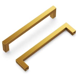 HICKORY HARDWARE Skylight Collection 96mm (3-3/4 in.) C/C Brushed Golden  Brass Cabinet Drawer & Door Pull HH075327-BGB - The Home Depot