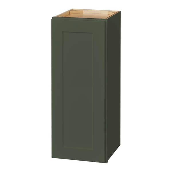 Avondale 12 in. W x 12 in. D x 30 in. H Ready to Assemble Plywood Shaker Wall Kitchen Cabinet in Fern Green