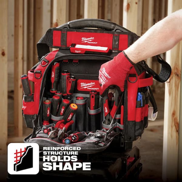 Milwaukee PACKOUT 15 in. Structured Tool Bag 48-22-8316 - The Home 