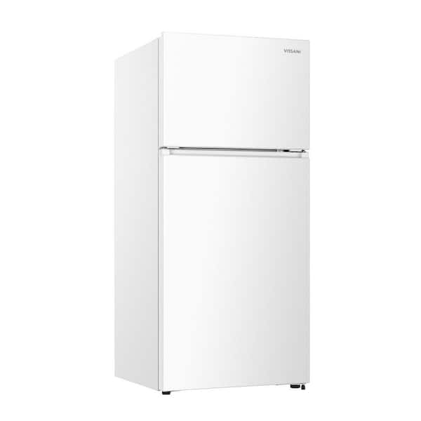 【美品】momose MFVK-STD/NJ (WHT-PG) Vissani 18 cu. ft. Top Freezer Refrigerator in White with ENERGY