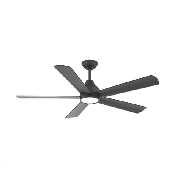 AIRE BY MINKA Bellinghman V 52 in. Integrated LED Indoor Coal Ceiling Fan with Light