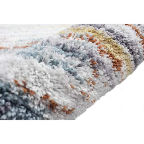 Andes Multi 9 ft. x 12 ft. (8'6" x 11'6") Geometric Contemporary Area Rug