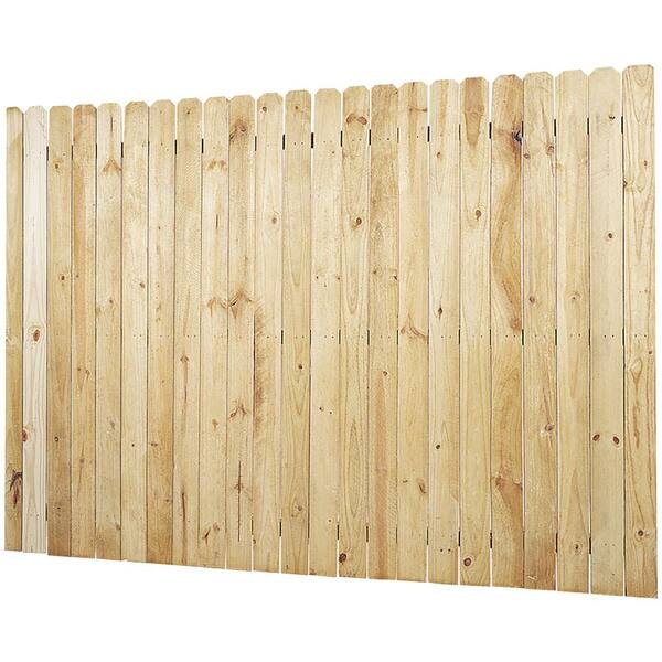 Home depot dog ear clearance fence panels