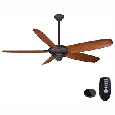 Altura 68 in. Oil Rubbed Bronze Ceiling Fan Works with Google Assistant and Alexa