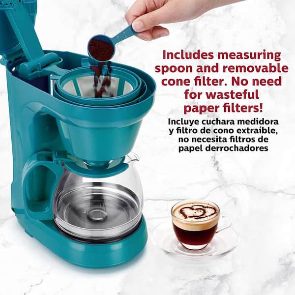 Holstein Housewares 5-Cup Coffee Maker - Pause N Serve, One-Touch