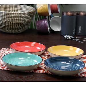 Color Speckle Assorted Color Bowls (Set of 4)