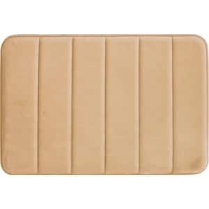 Tranquility Beige 20 in. x 30 in. Bath Mat