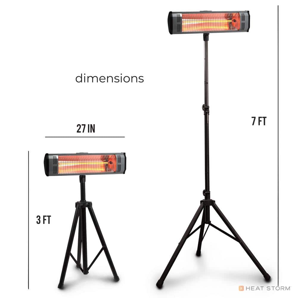 Tradesman 1500 Watt Electric Infrared Heater with Adjustable Tripod